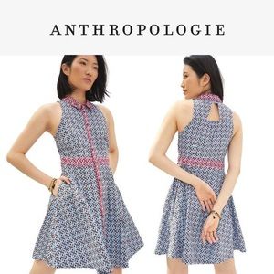 Anthropologie Maeve Buckley mini dress size Petite 8 P8